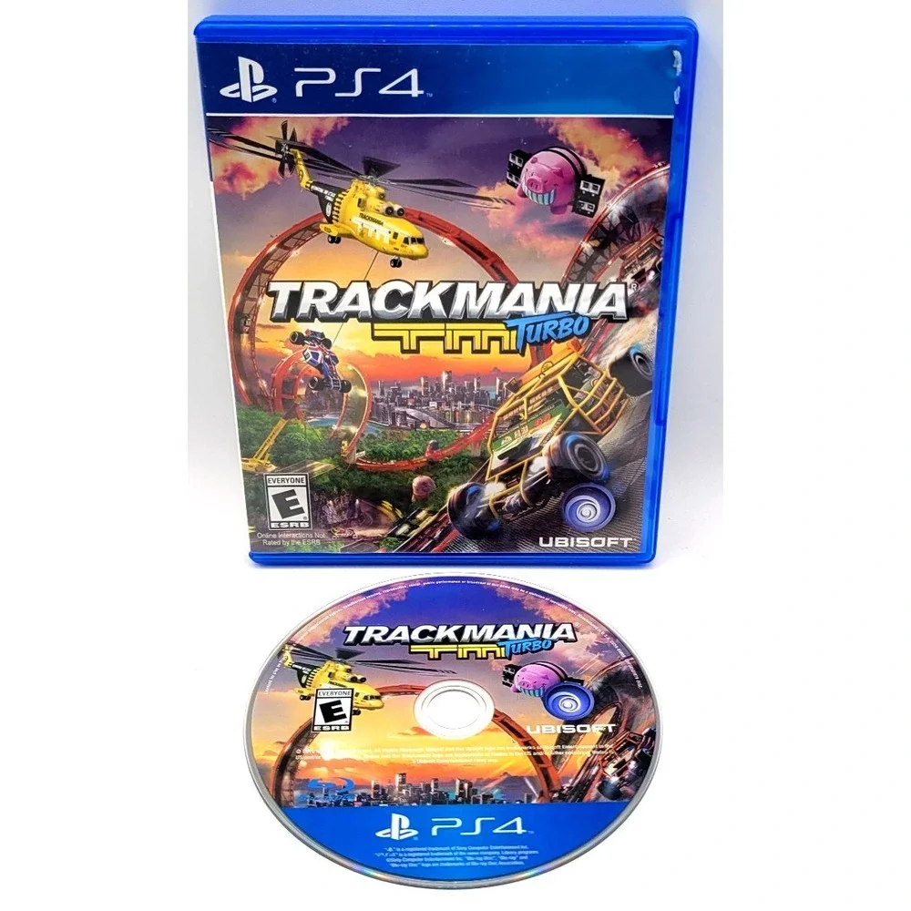 TrackMania Turbo (Sony PlayStation 4, 2016) Tested Working PS4